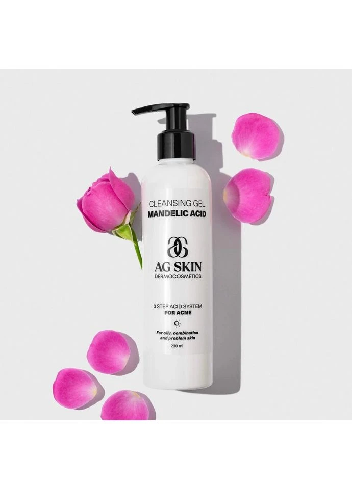 Очищуючий гель з мигдальною кислотою Cleansing gel mandelic acid 230 мл AG Skin (385955362)