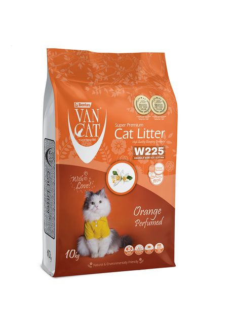 Бентонитовый наполнитель VanCat Orange для туалета, 10 кг Van Cat (337822305)