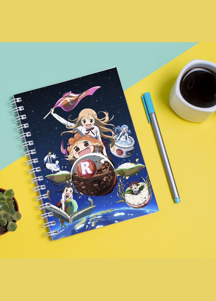 Скетчбук Sketchbook (блокнот) для рисования с принтом Umaru chan Умару-чан Кавун блокнот для малювання (316133678)