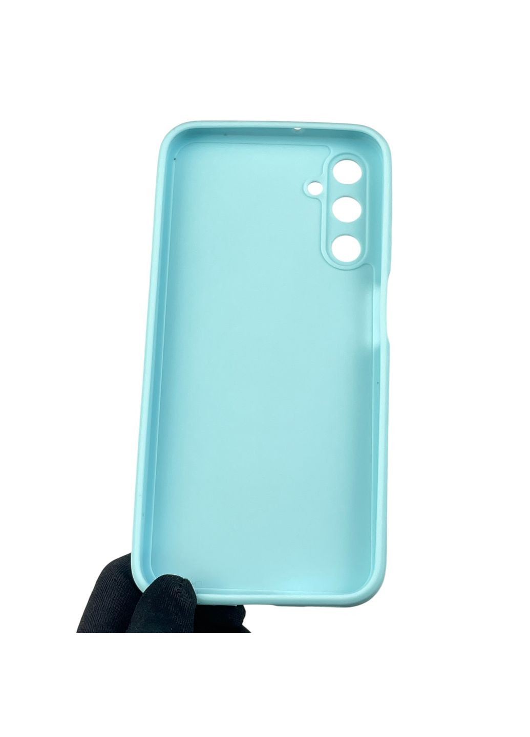 Чохол для Galaxy A24 (SM-A245F) з квадратними гранями із захистом камери на самсунг а24 бірюзовий Samsung (366022028)