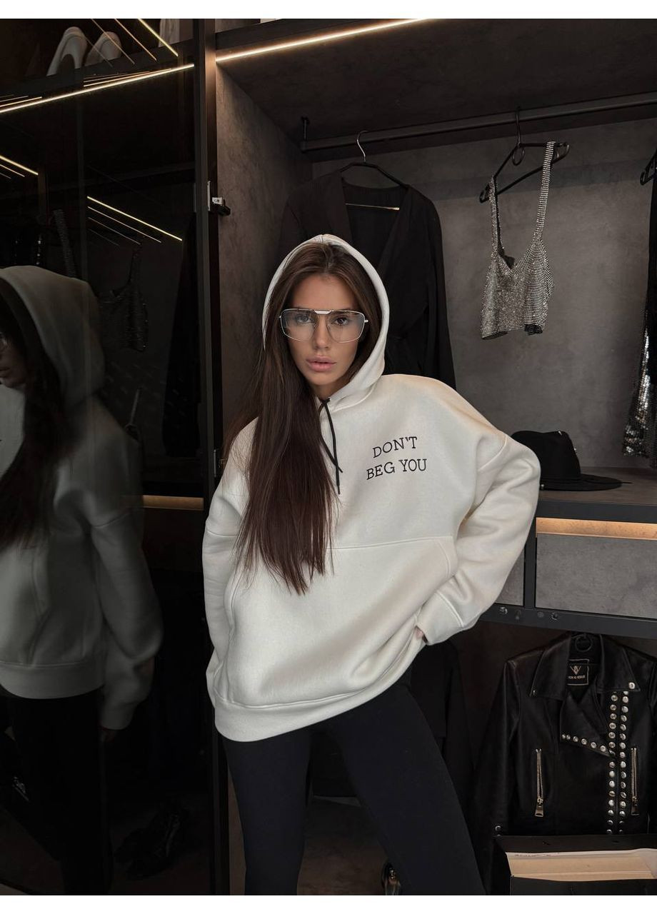 Женские худые "DON'T BEG YOU" с капюшоном No Brand (364961381)