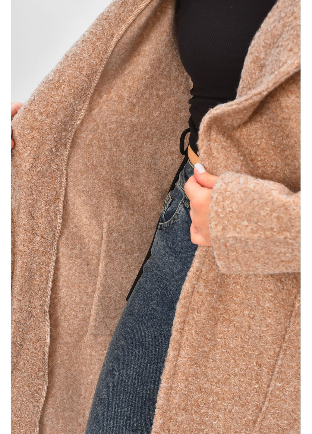 Кардиган жіночий кольору мокко Let's Shop (354693606)