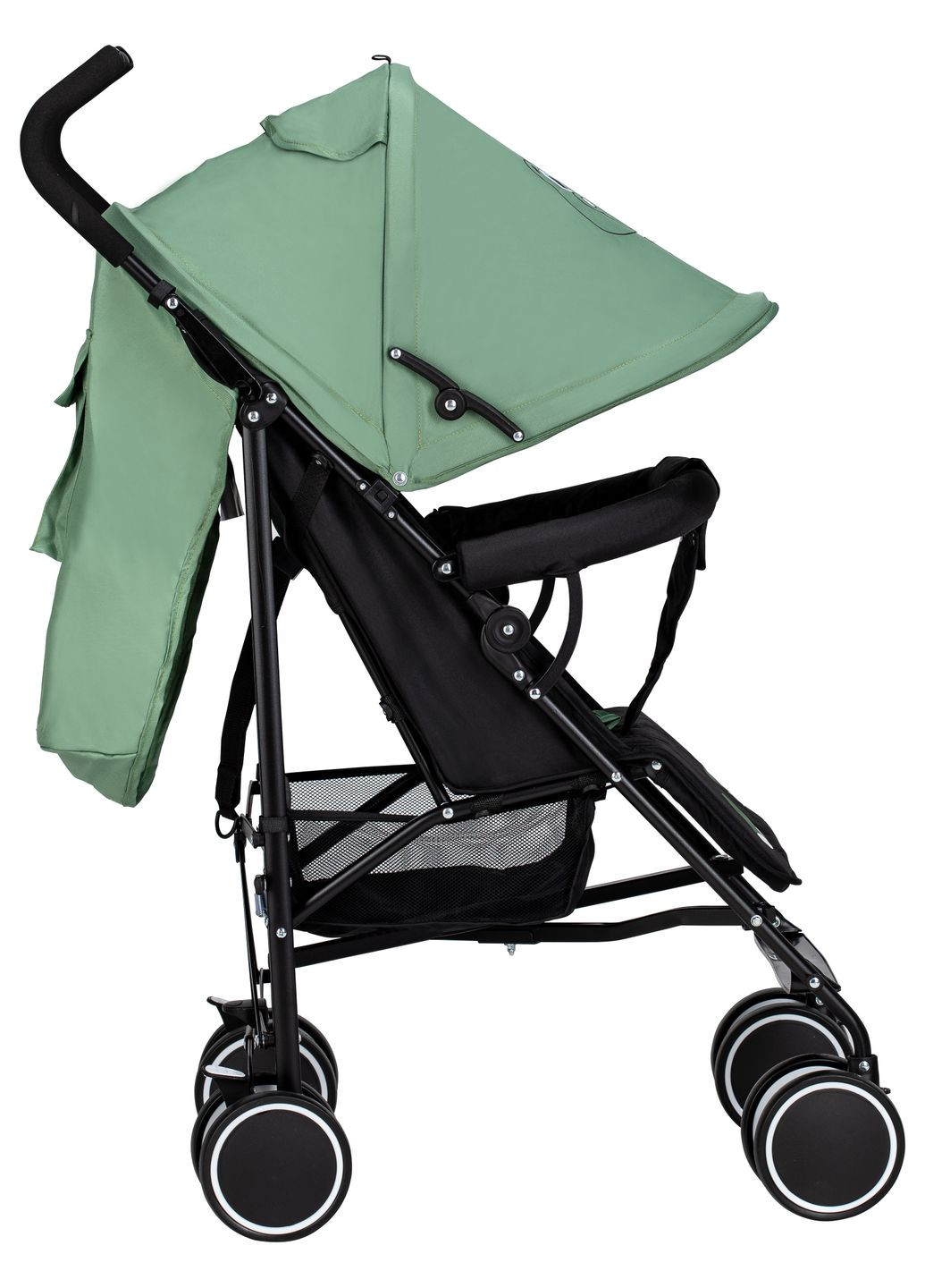 Коляска для ребенка прогулочная Simple, black - dark green FreeOn (352477025)