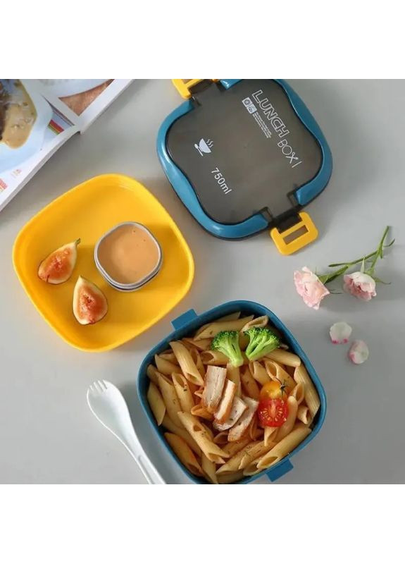 Термостійкий ланч-бокс для підігріву їжі герметичний контейнер Imagic (356683298)