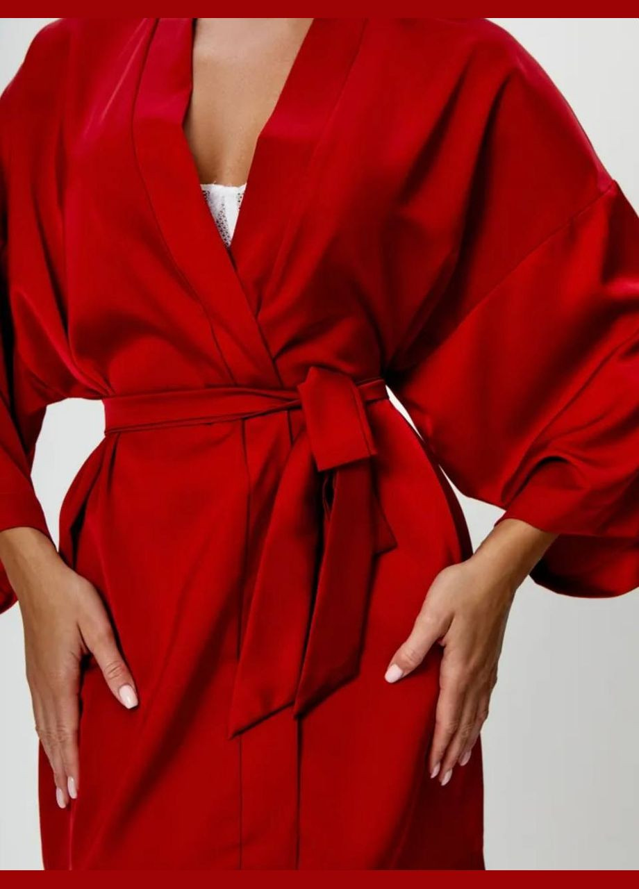 Зручний легкий халат з натурального шовку Adelante (316581886)