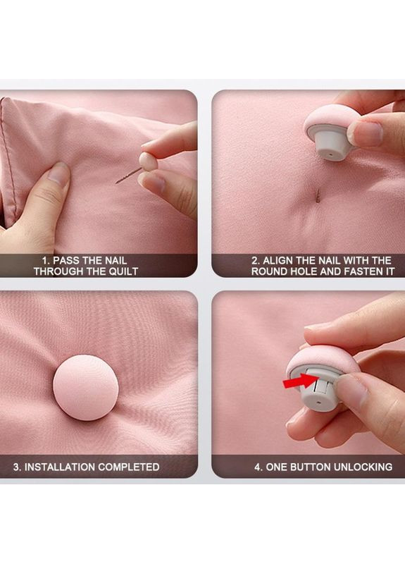 Фіксатори для ковдри 8 шт Сірі (0104/8pcs) No Brand (351366399)