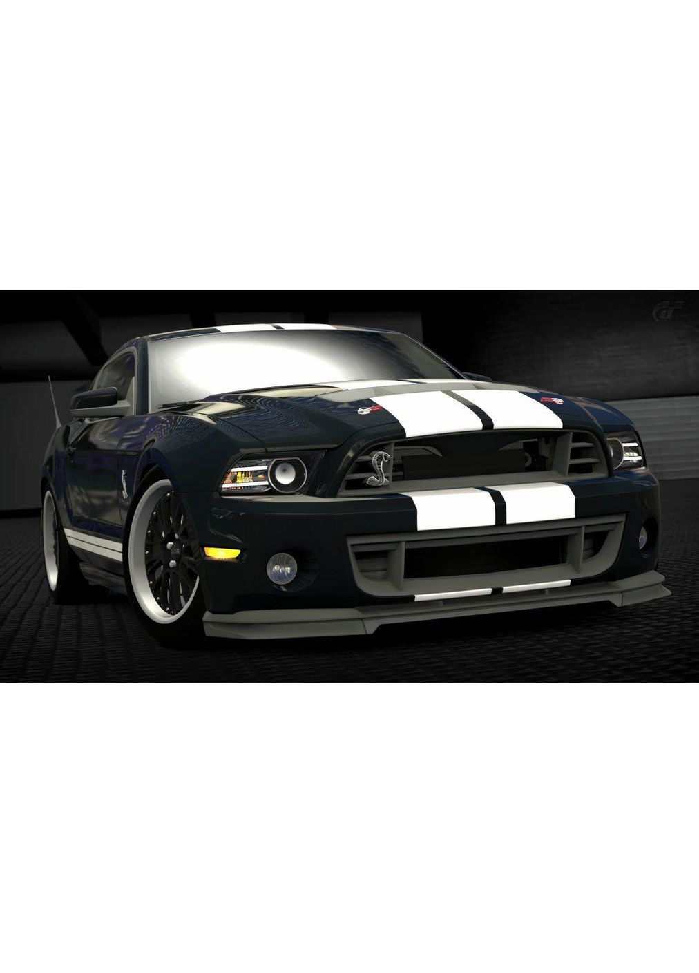 Полосы на форд мустанг 3D TUNING STUDIO White D 4200х500х0.060мм No Brand (362499597)