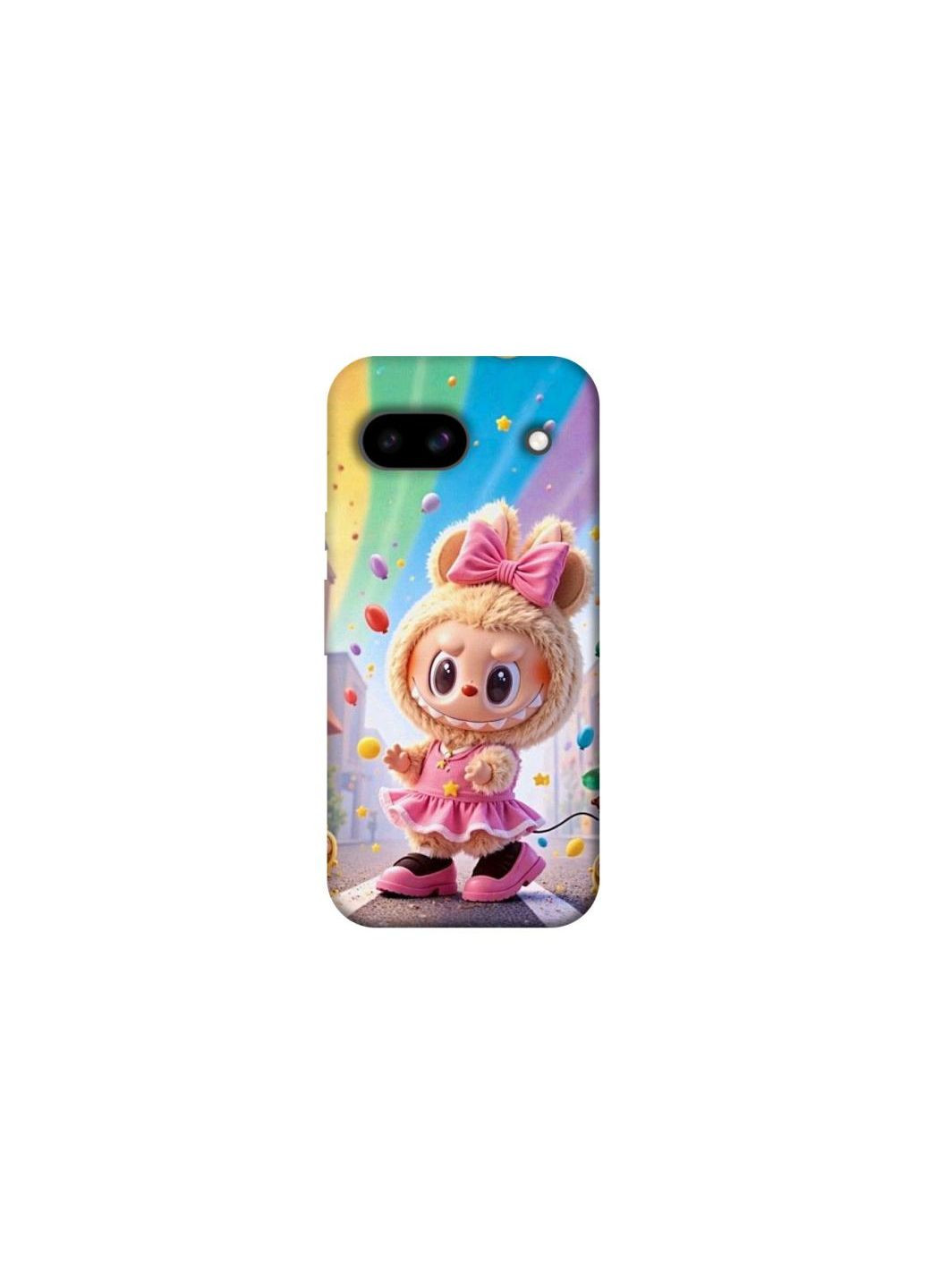 Чохол на Google Pixel 8a Labubu rainbow Frontalka (361990970)