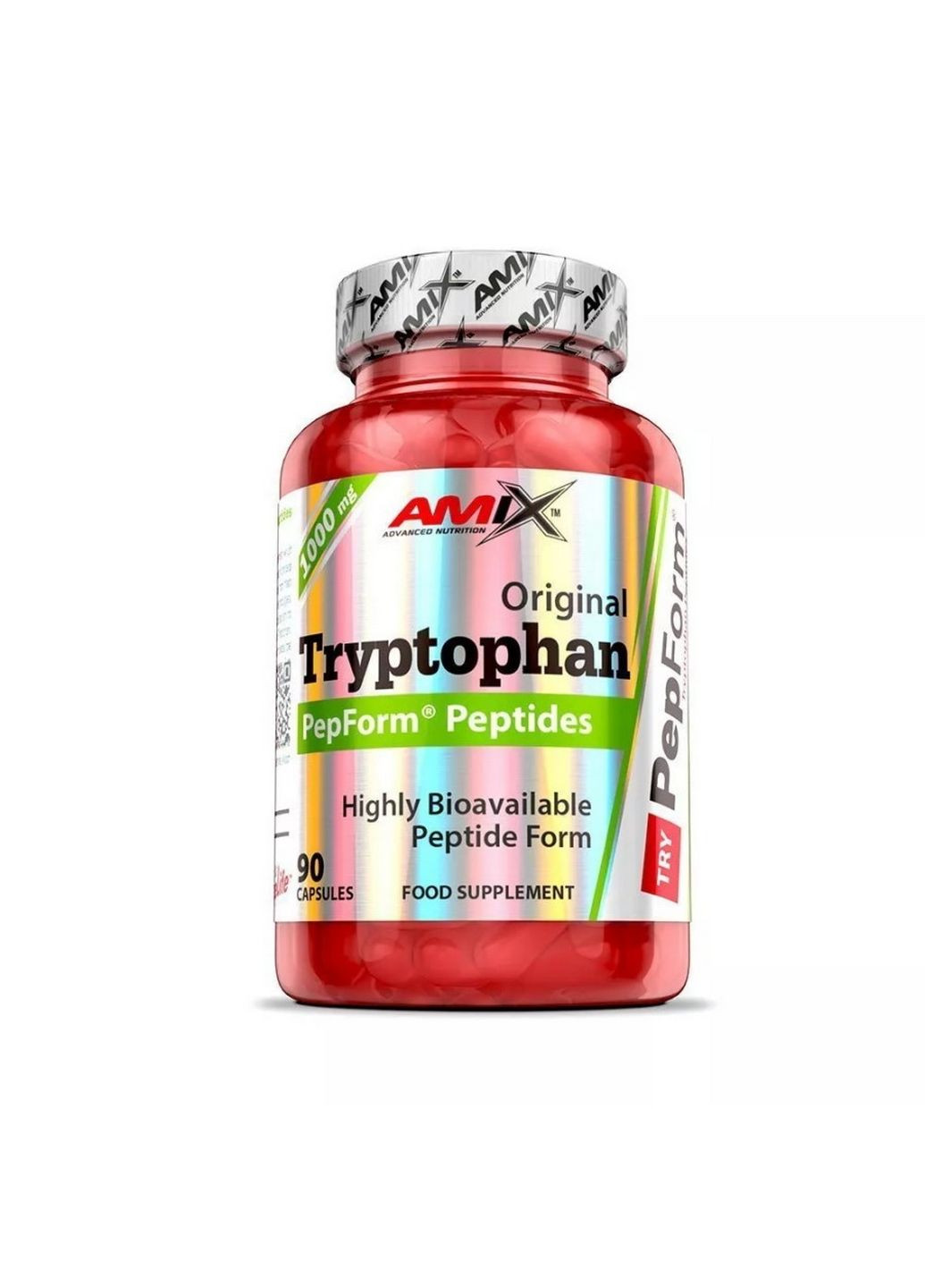 Амінокислота Nutrition Tryptophan PepForm Peptides 500 mg, 90 капсул Amix Nutrition (293481690)