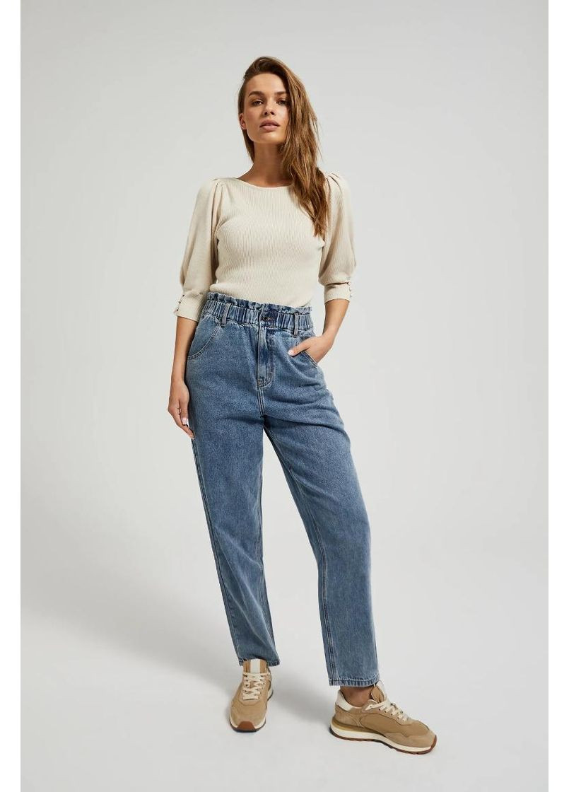 Бежевий зимовий светр Moodo