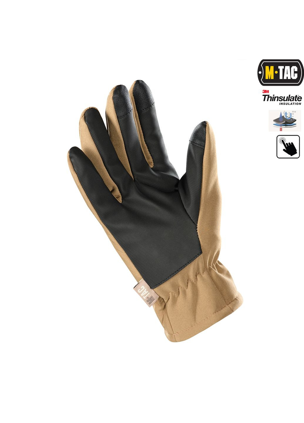 Перчатки Soft Shell Thinsulate Coyote Brown (L) M-TAC (303411116)