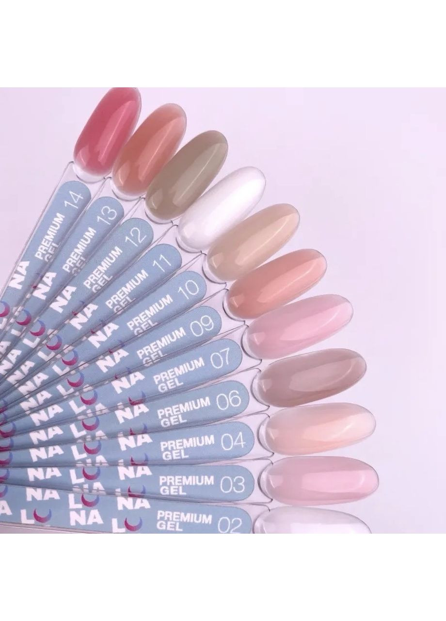 Гель для наращивания Premium Gel №2, 30 мл Luna (368878085)