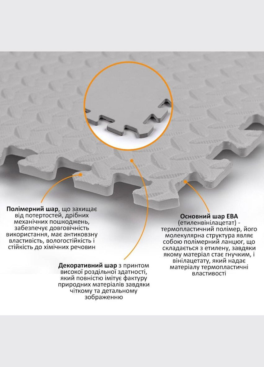 Підлогове покриття GREY 60*60cm*1cm (D) SW-00002569 Sticker Wall (322770951)