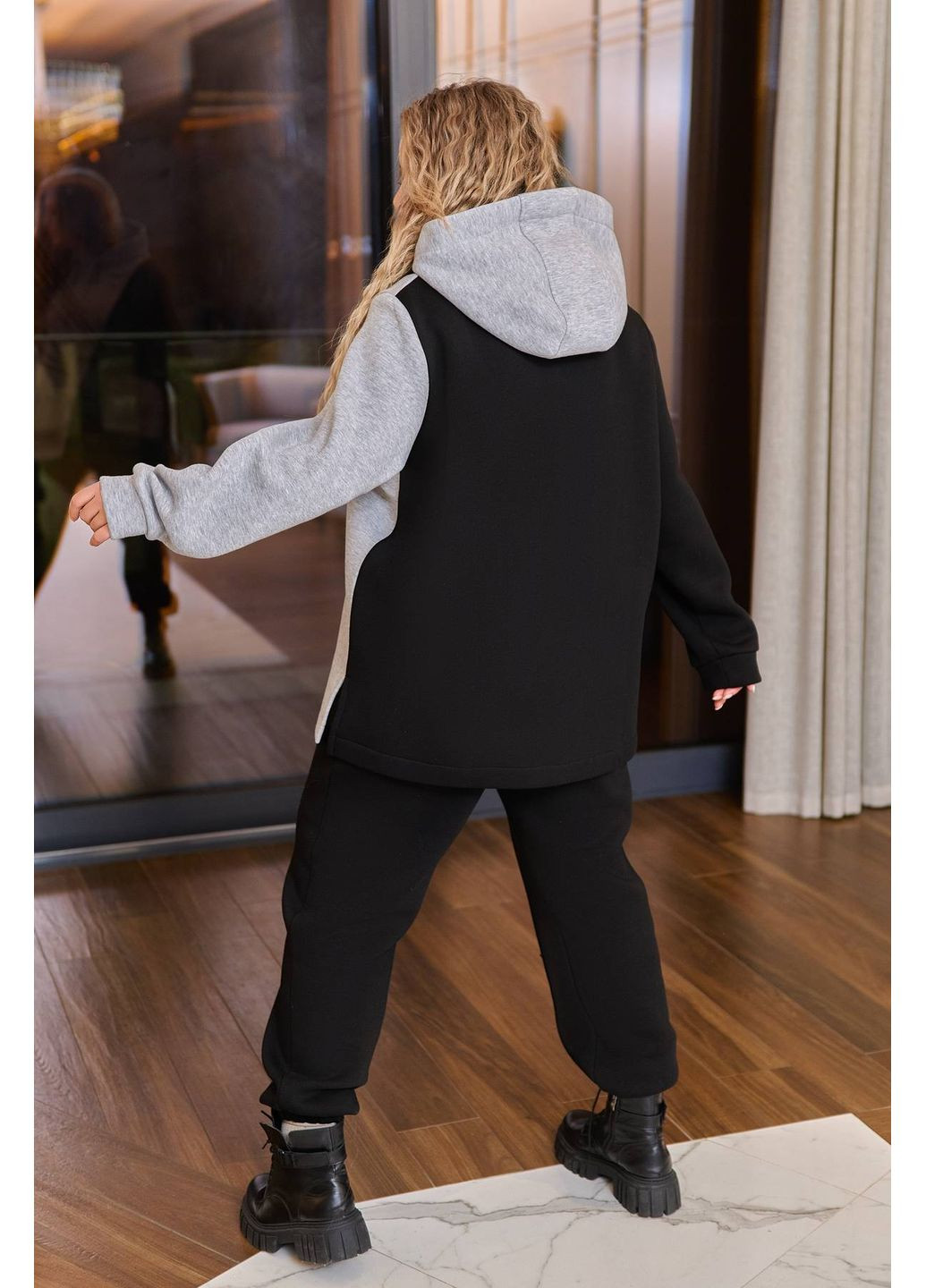 Теплый спортивный костюм ДОРИС серый 64 Tatiana (348416798)