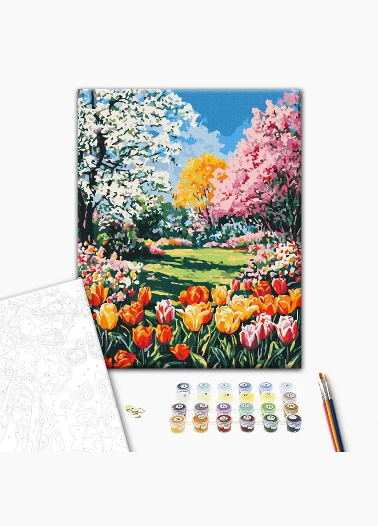 Картина за номерами Чарівність весни 40 х 50 BS54236 Brushme (348359834)