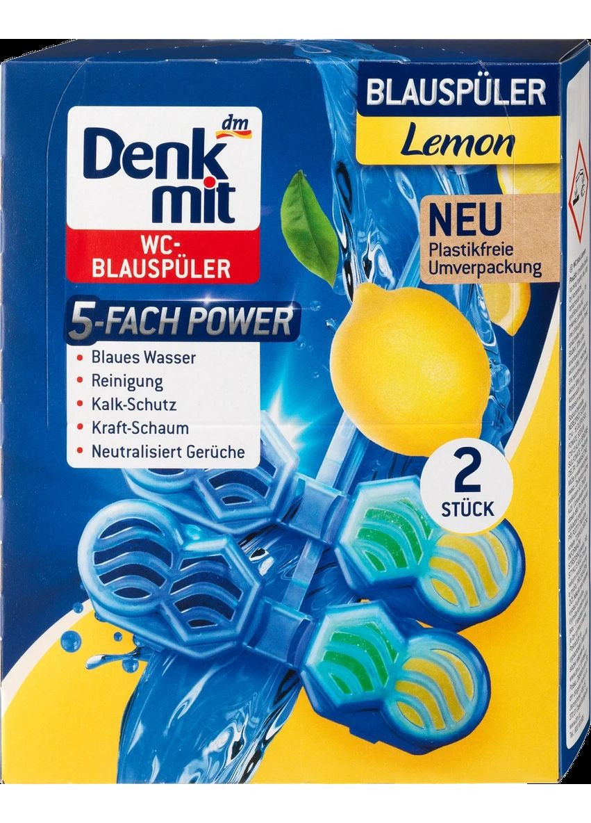 Підвісний блок для унітаза Lemon 2 шт Denkmit (338437863)