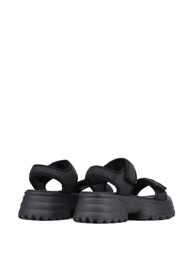 женские сандалии 8028-2 черный ткань Attizzare