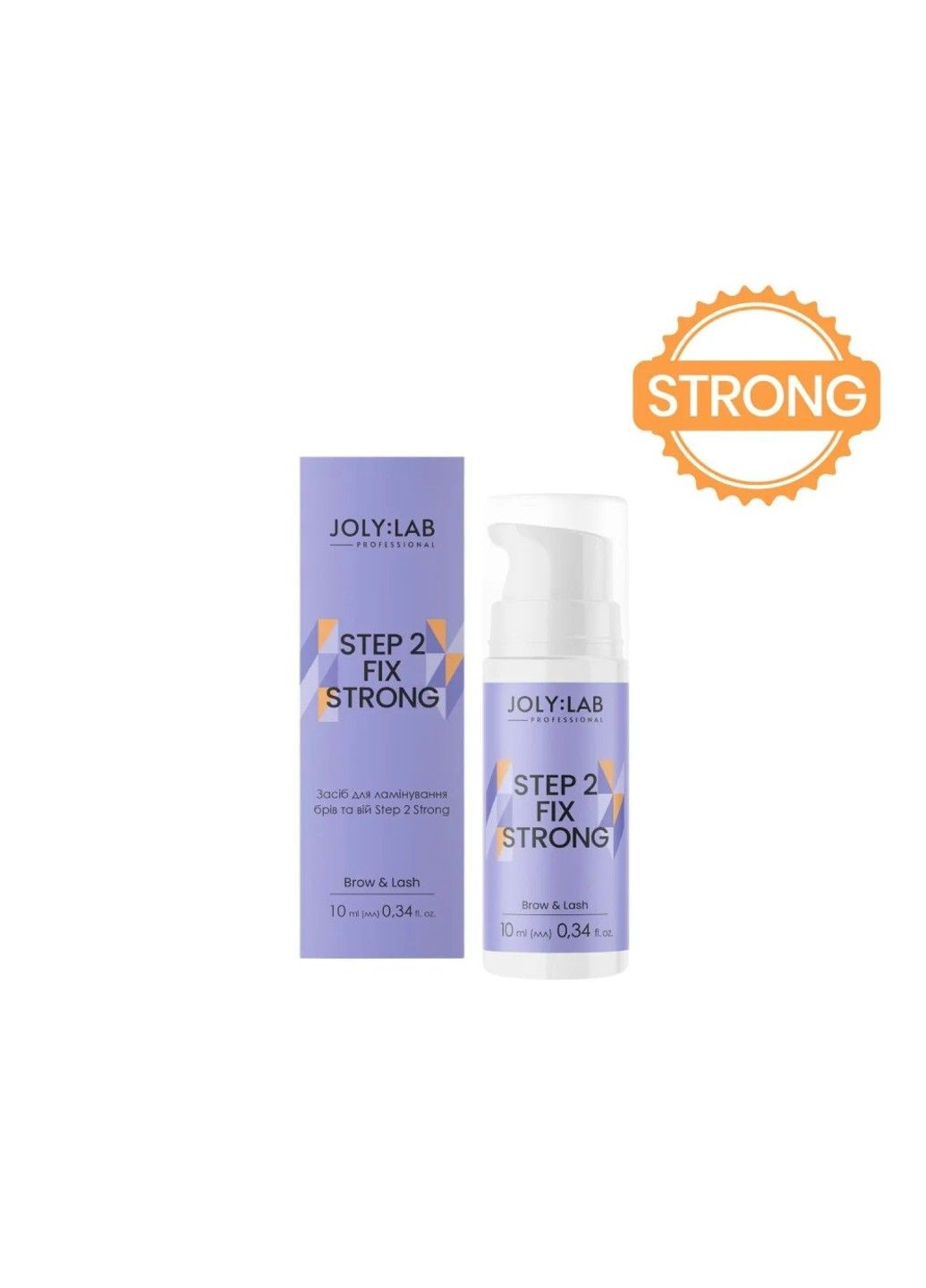 Joly:Lab Засіб для ламінування брів та вій Step 2 Strong 10 мл — Крем, Україна (346493148)