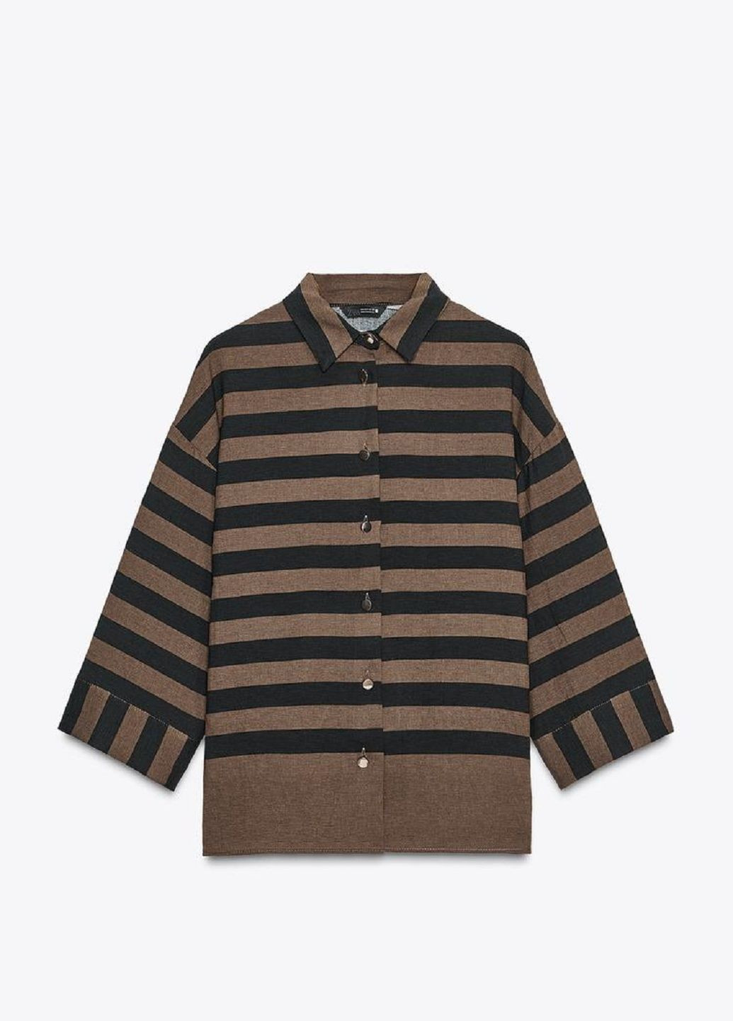 Цветная рубашка в полоску Zara