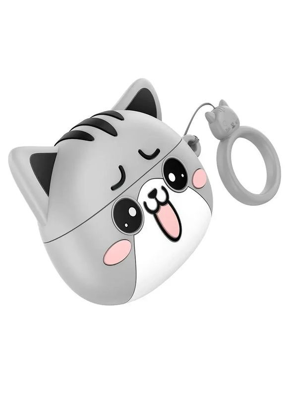 Бездротові Блютуз-навушники EW48 котик 300 мА·год 4 години сірий Hoco (353497616)