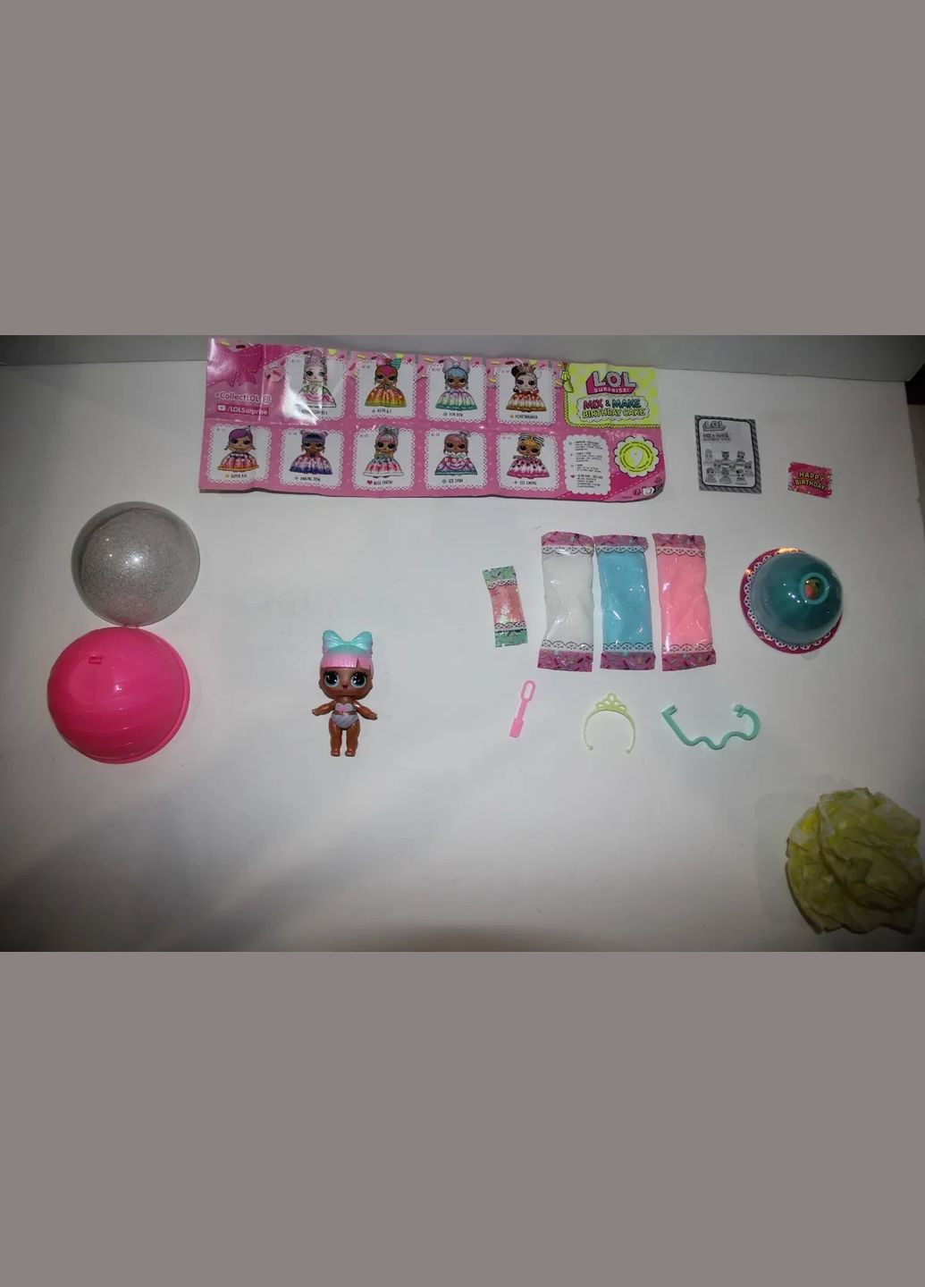 Ігровий набір Lol Surprise Mix Make Birthday Cake Miss partay Tots with Collectible Doll DIY Cake лялька лол кейс 593140 L.O.L. Surprise! (323480909)