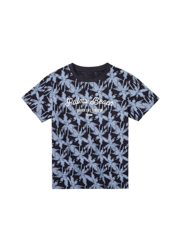 Темно-синяя всесезон пижама для парня (домашний костюм) 409986_2207-2 футболка + шорты темно-синий футболка + шорты Pepperts