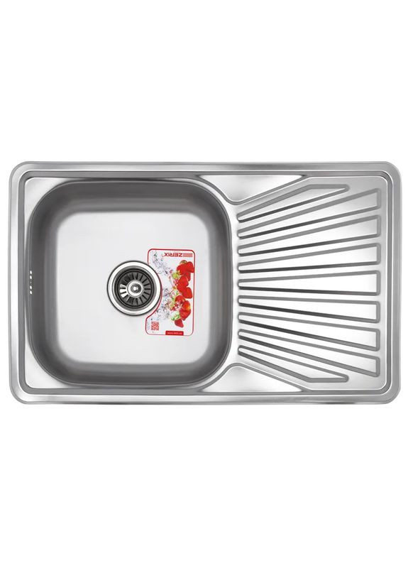 Мойка кухонная Z7848-08-180D (decor) (ZX1605) Zerix (322004657)