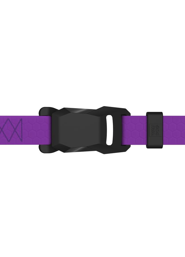 Шлей для собак водостойкий Magnet c QR-паспортом, магнитная пряжка, S, Ш 15 мм, А 28-42 см, В 32-52 см, фиолет WAUDOG (332879710)
