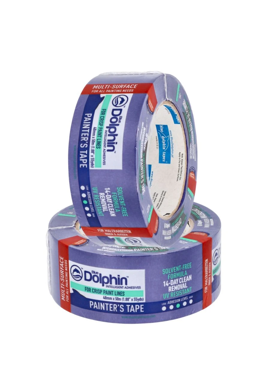Малярный скотч (малярная лента) PAINTER'S TAPE 48мм*50м (01-1-03-EN) Blue Dolphin (392073928)
