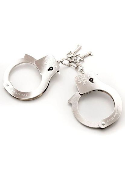 Металлические наручники "Ты. Моя." Fifty Shades of Grey (332053011)