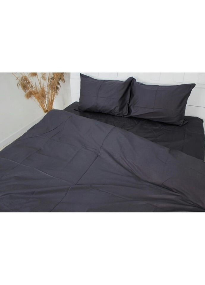 Постельное белье Сатин Premium Iron 0240 Grey 160х220 (2200001479227) Mirson (280433060)