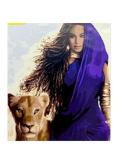 Картина по номерам "Владычица джунглей" 40х50 см Оптифрост (361417220)