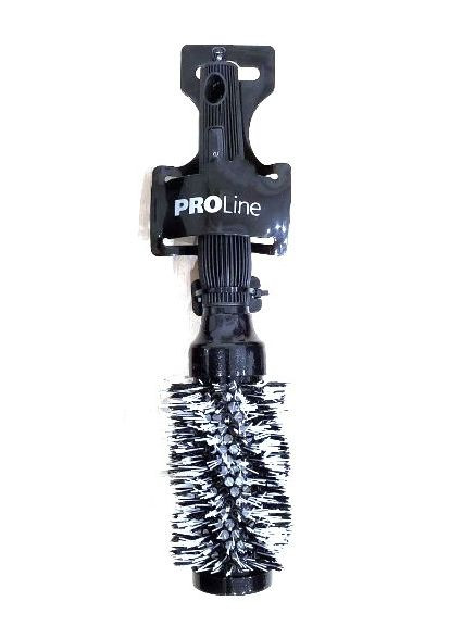 Гребінець-щітка брашинг керамічний антистатик чорно-білий, d38 Proline (299721420)