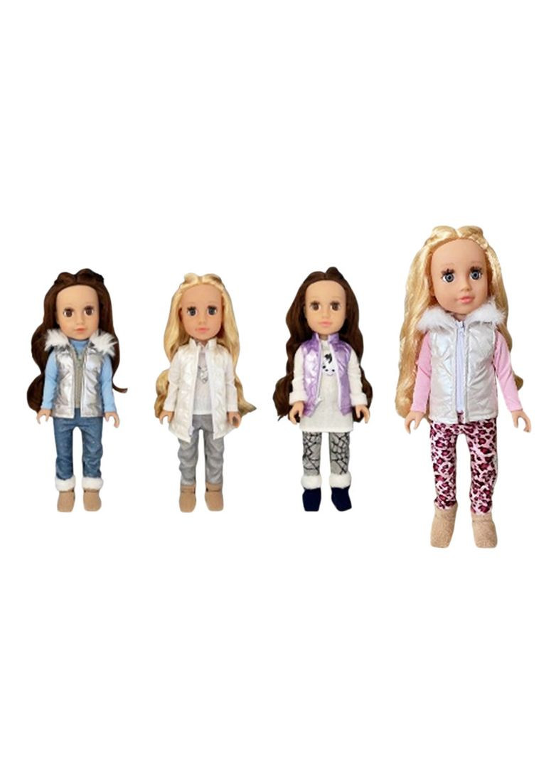 Іграшка Кукла PL-521-1808A/B/C/D мікс 4 види, в коробці - 22*11*50 см No Brand (362436192)