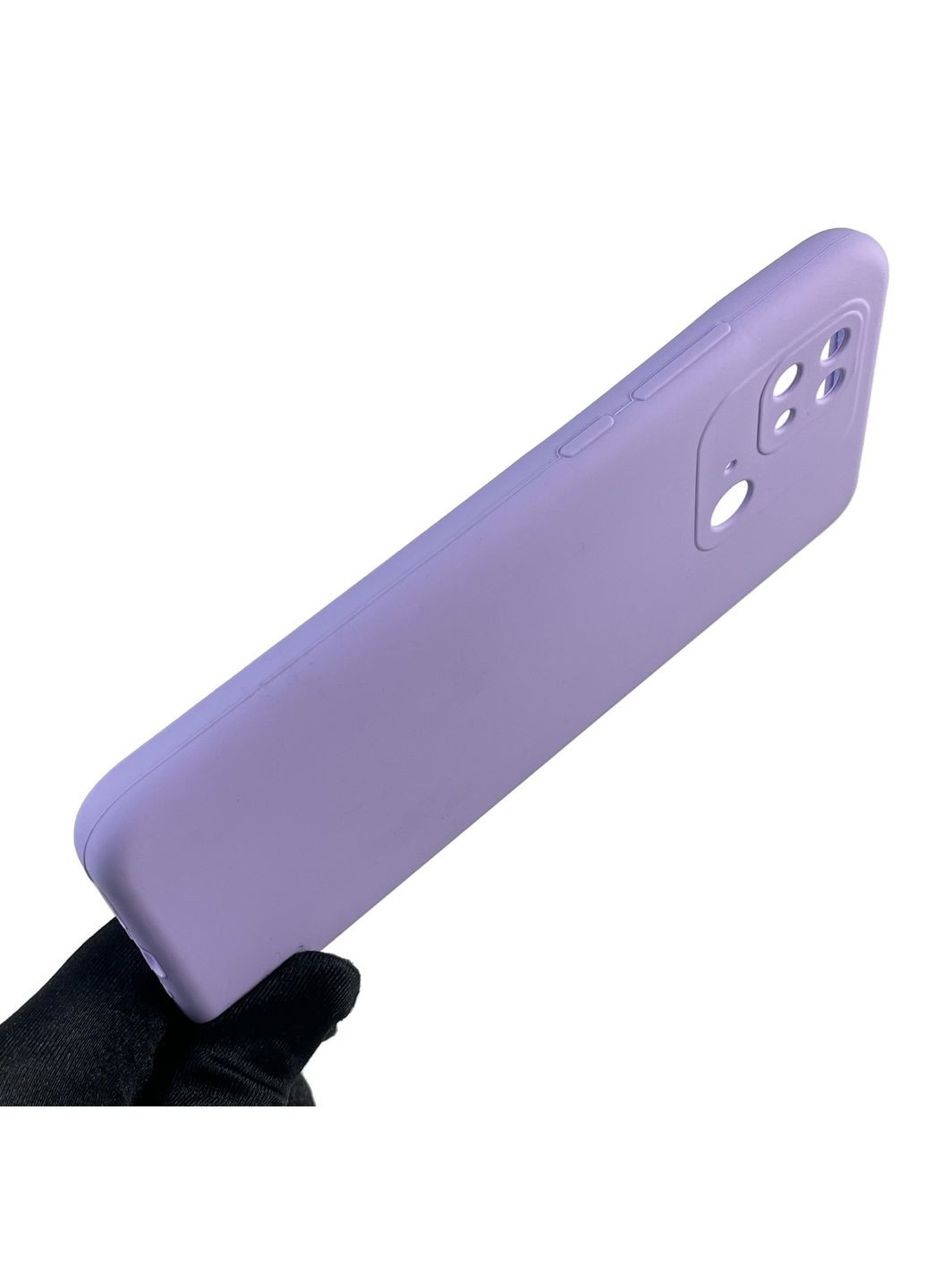 Чехол для Redmi 10C силиконовый с микрофиброй нескользящий на сяоми редми 10с сиреневый Xiaomi (366389734)