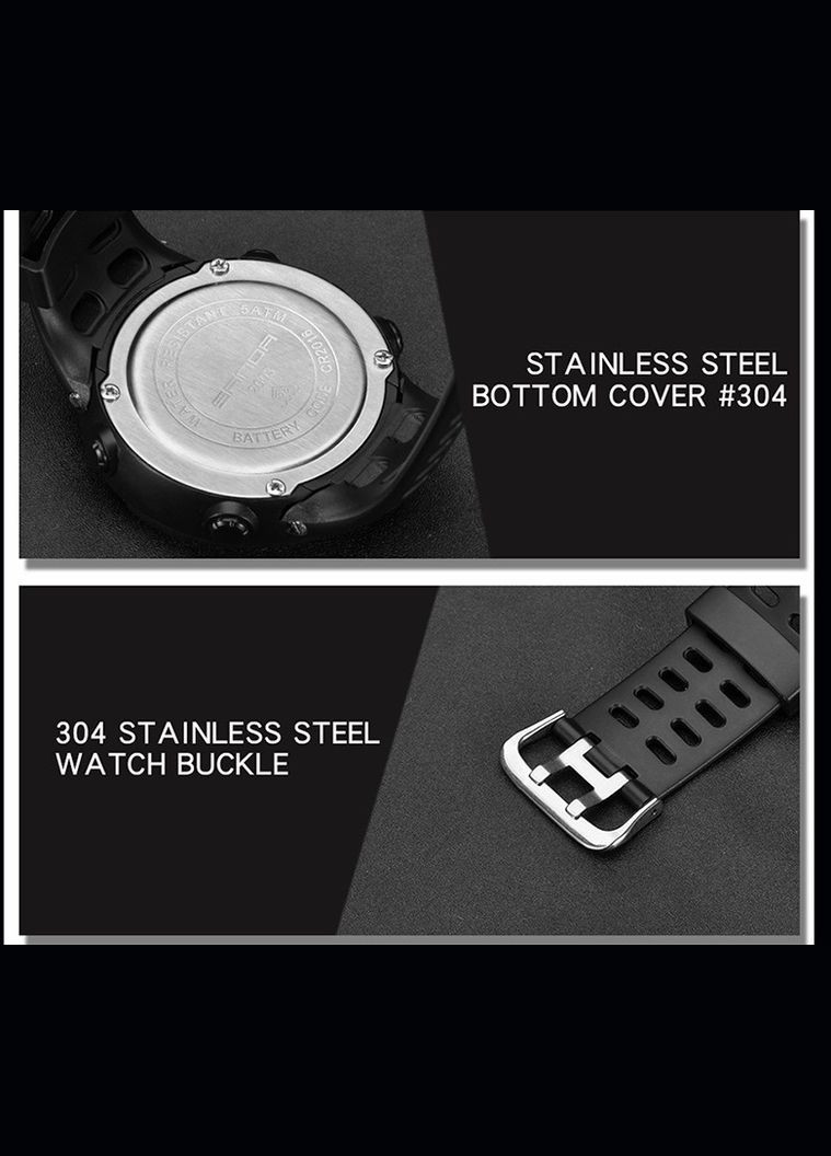 Часы мужские тактические наручные спортивные Sanda 400-Black (327880699)