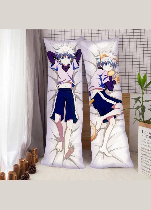 Подушка Обнимашка Дакимакура с изображением Киллуа 130 х 40 см No Brand (317202410)