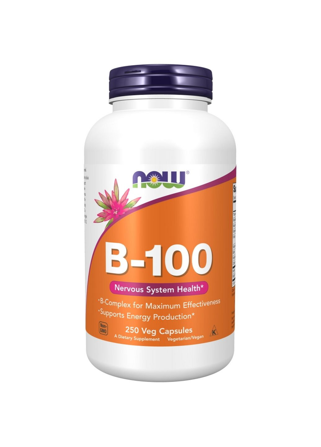 Витамины и минералы B-100, 250 вегакапсул Now (293338548)