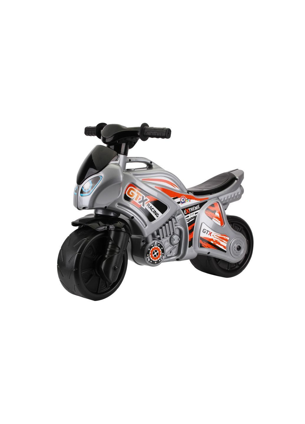 Дитячий прогулянковий Мотоцикл толокар спортивний Сірий (43240715130) ТехноК (371191522)