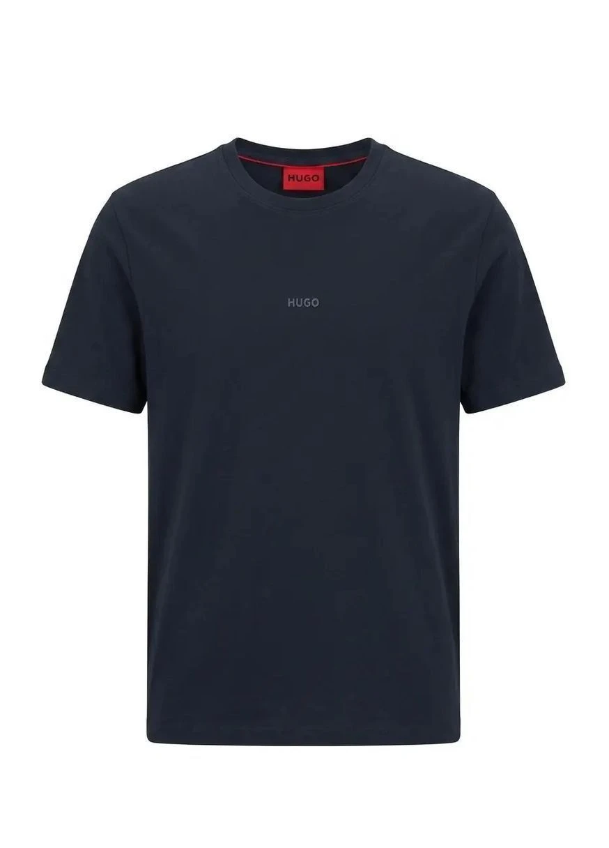 Темно-синя футболка чоловіча з коротким рукавом Hugo Boss CLASSIC LOGO