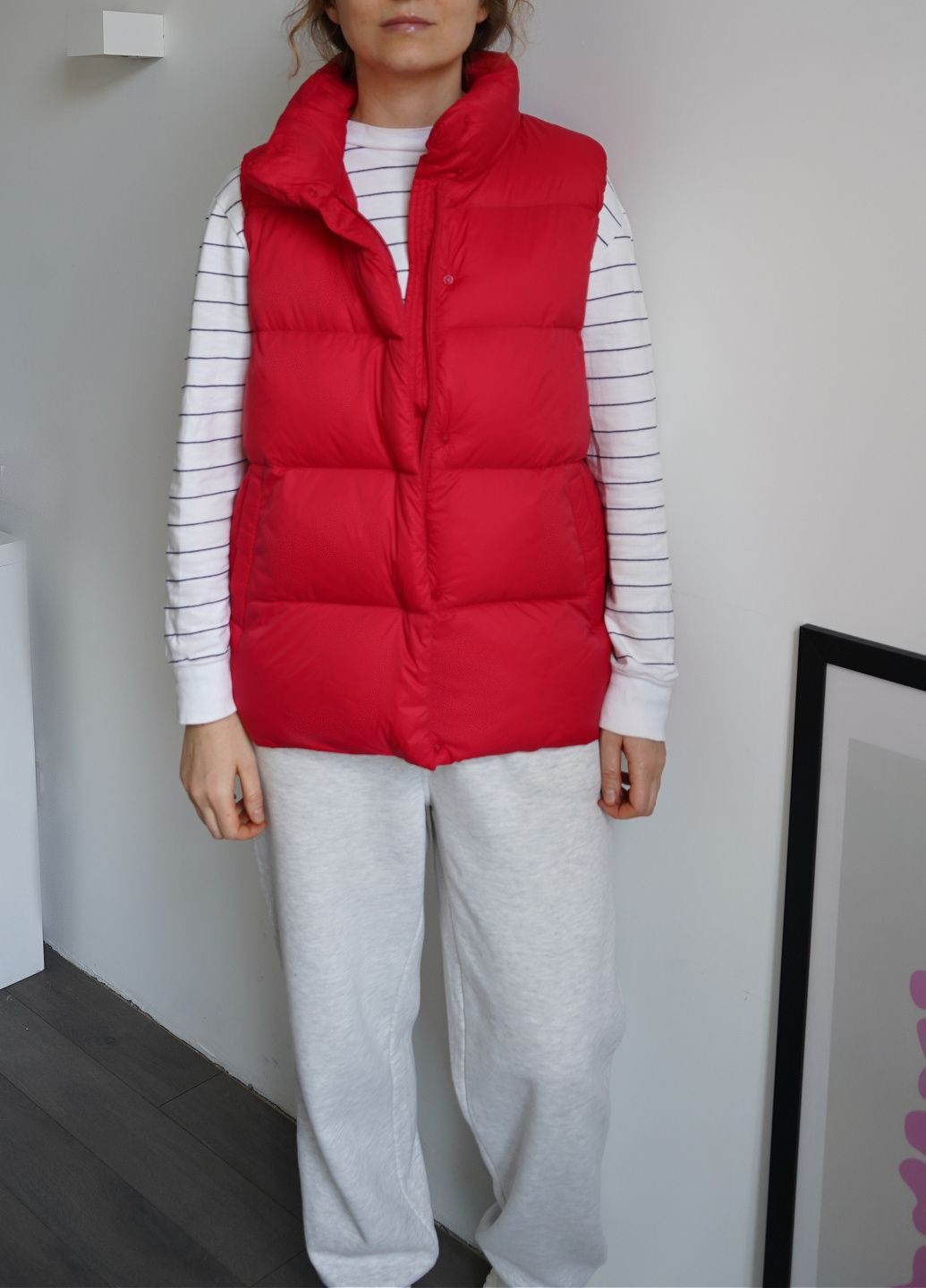 Жіночий базовий пуховий жилет One (368782897)