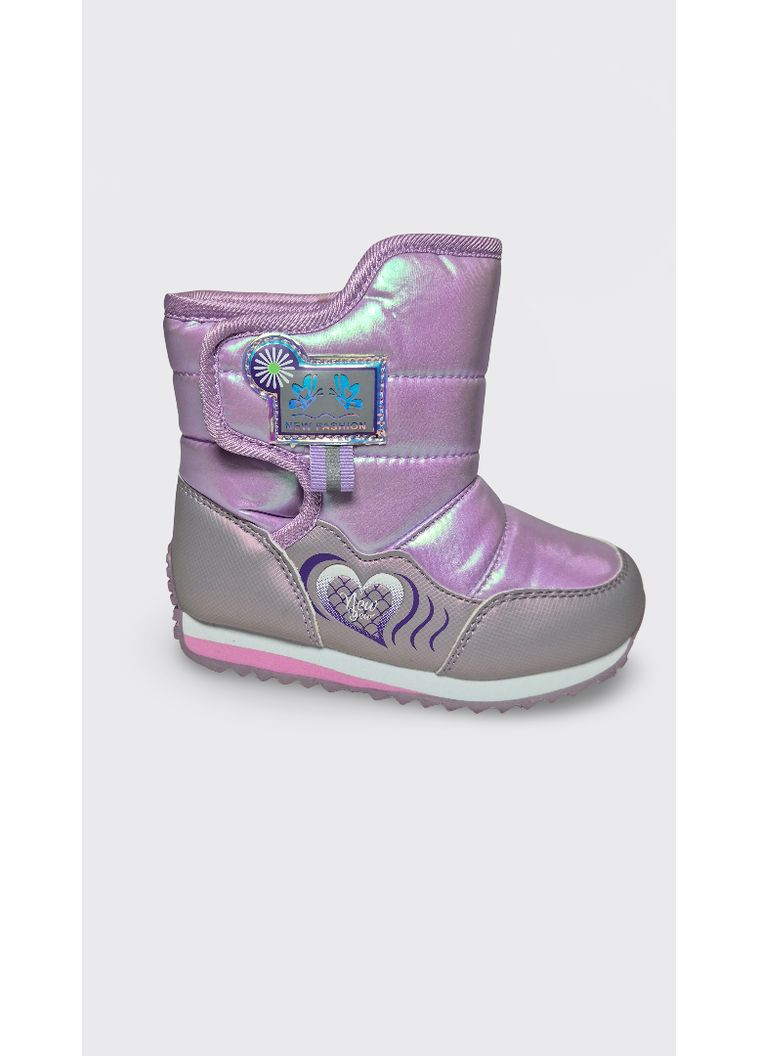Чоботи дитячі на дівчинку фіолетові (LJ-4) No Brand (363553770)