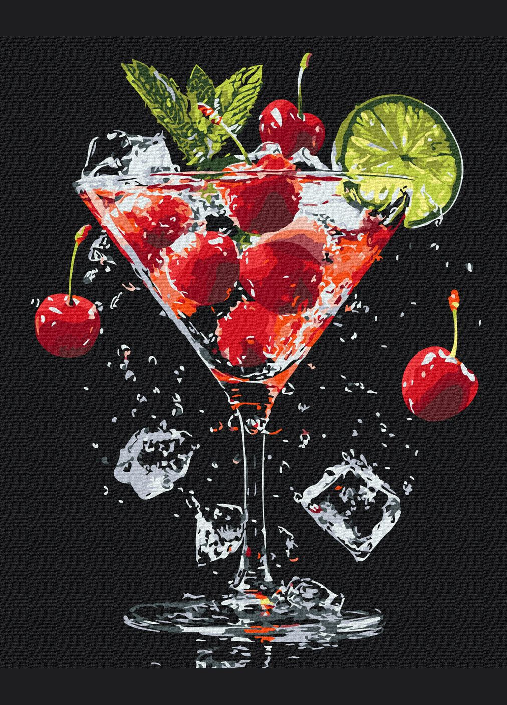 Картина по номерам "Наслаждение в бокале" 40х50 см Brushme (364871815)