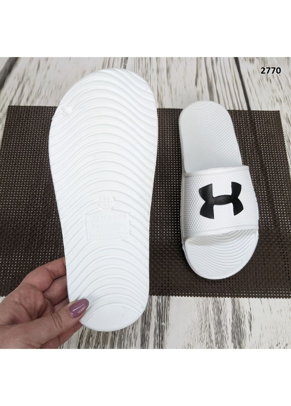 Белые женские пляжные шлепанцы сланцы пенковые Gipanis