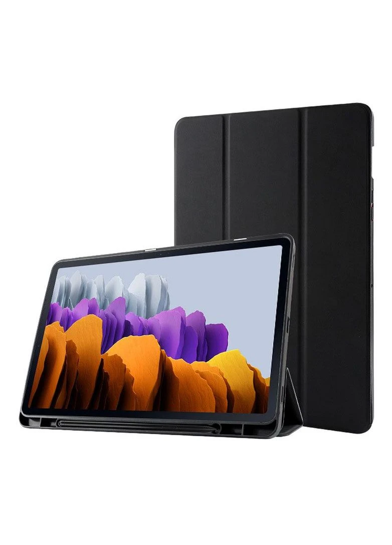 Чехол SlimTPU S-Pen holder для Samsung Galaxy Tab S7 Sm-T870 T875 Черный No Brand (394037888)