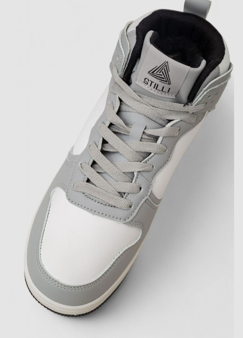 Серые демисезонные кроссовки мужские зимние на меху Ager 248RCX698