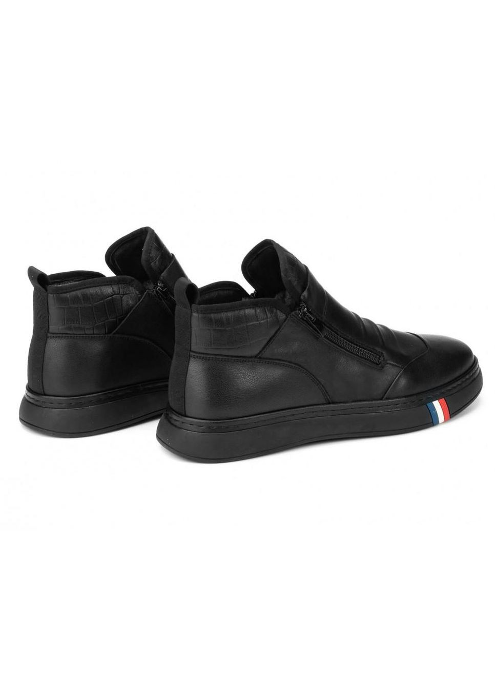 Черные зимние ботинки 7214307-б цвет черный Clemento
