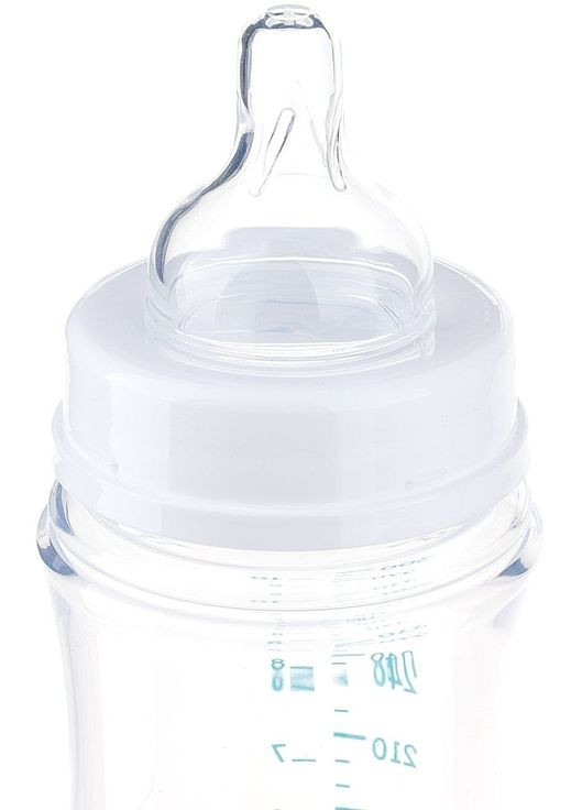 Пляшка з широким отвором "Easystart Exotic Animals" антиколікова, 300 мл, блакитна 300ml (1320528-31103036) Canpol Babies (365799640)