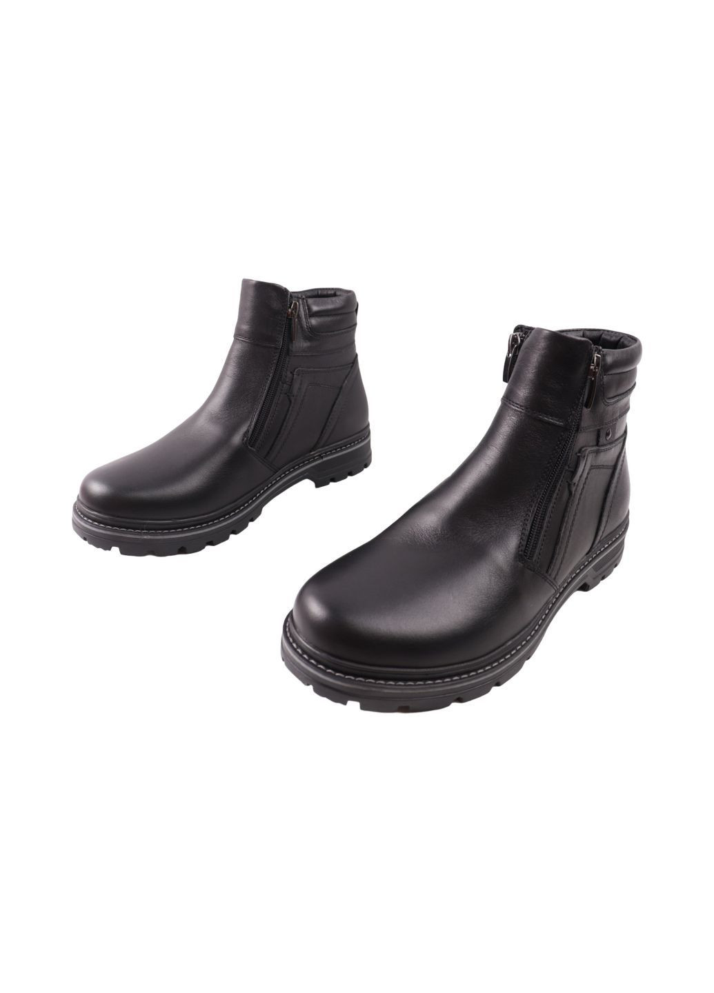 Черевики чоловічі чорні натуральна шкіра Konors 841-25ZHC (306855964)