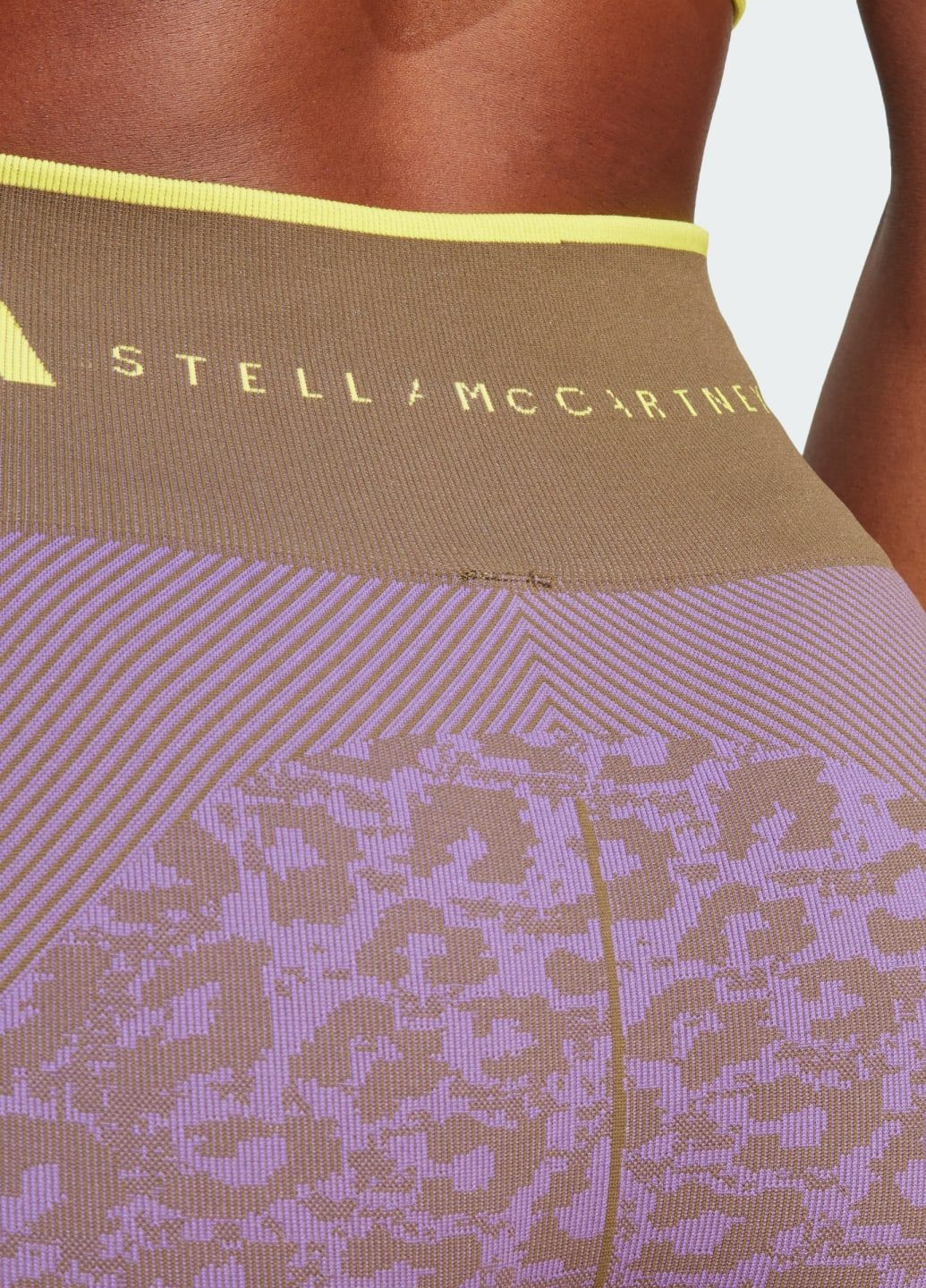 Зеленые демисезонные леггинсы by stella mccartney truestrength seamless adidas